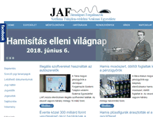 Tablet Screenshot of jaf.hu